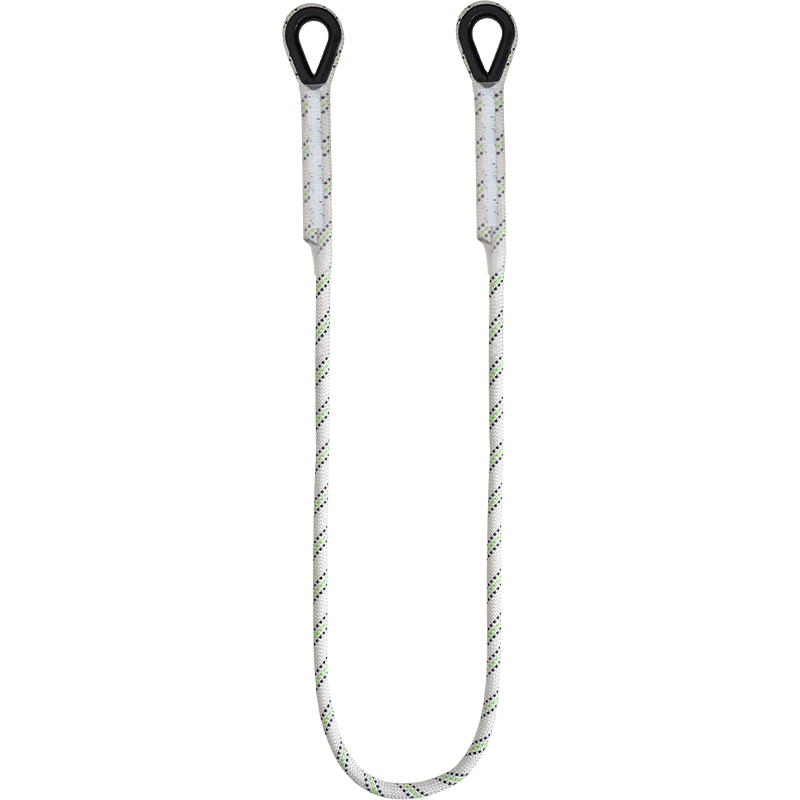 Longe nue simple en polyamide tressée Ø11 - REF : 81202 - Système de positionnement avec boucles cossées_0