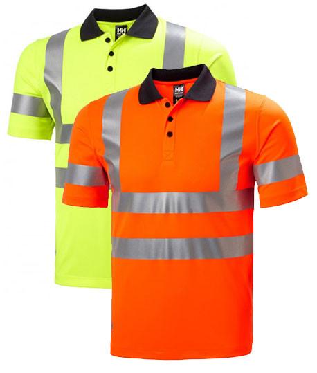 Polo haute visibilité Helly Hansen, Coloris : Jaune Fluo, Taille : S_0