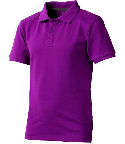 Polo manches courtes enfant Calgary - 100% coton - 200 g/m² - Col et poignets en côte tricot plat_0