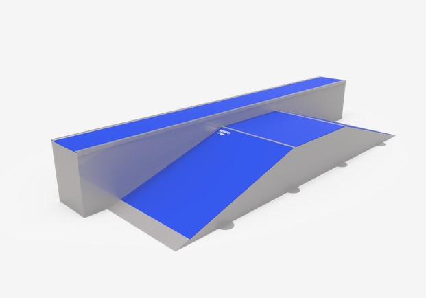Rampe skate Beginner Box JSK9023-KL - Construction modulaire - Résistante UVA et chocs_0