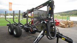 Remorque forestière - Palms 9SPE WH2 - PTAC 9T, grue Palms 3.67V3_0