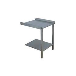 Table d'Entrée ou de Sortie Lisse   L 700 mm   Elettrobar      Acier inoxydable 700x600x850mm ELETTROBAR - blanc inox 0645760788579_0