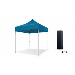 Xptent Tente Pliante 2X2 Structure Aluminium 45mm Toit 380g/m² Bleu qualité Pro - bleu aluminium TP4030022BA_0