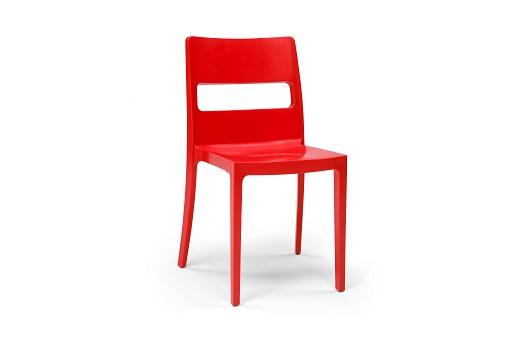 23. Sai chaise empilable - structure polypropylène et plastique - utilisable à l'extérieur - coloris variés_0
