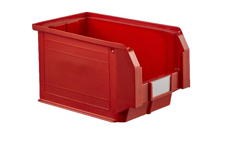 Bac à bec plastique 12.5 litres rouge_0