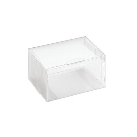 BOÎTE PÂTISSIÈRE 8X4X3 CM PLASTIQUE TRANSPARENT (VENDU PAR 200)