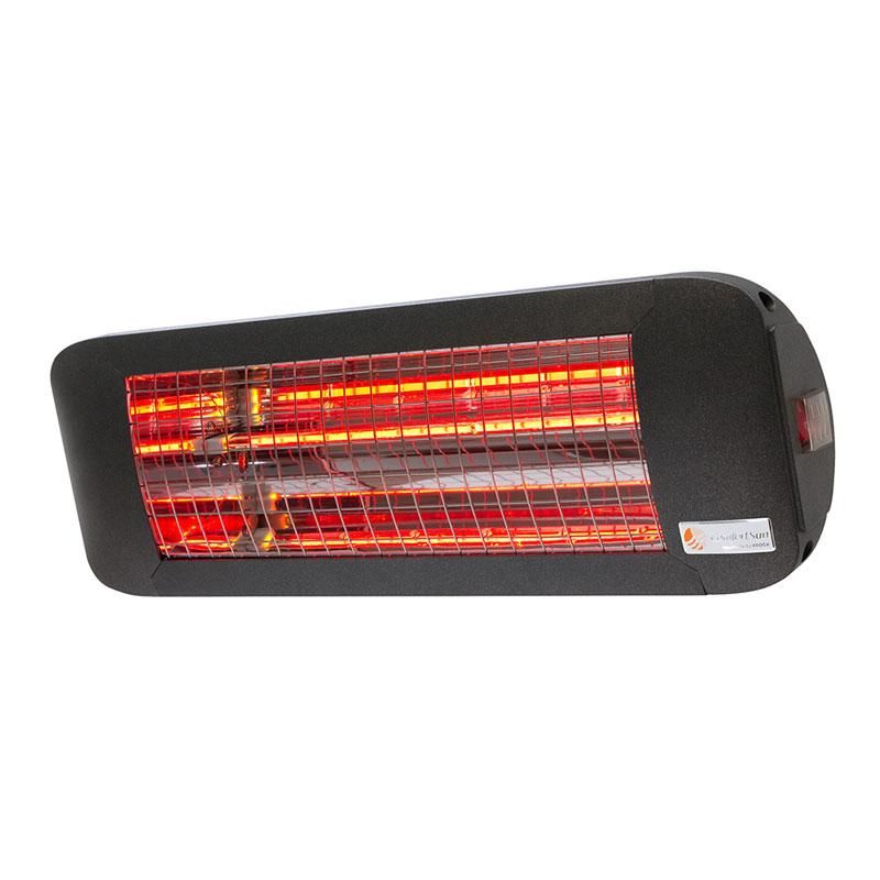 ComfortSun24 2000W - Radiant infrarouge électrique antracite avec faible éblouissement et interrupteur Doheat_0