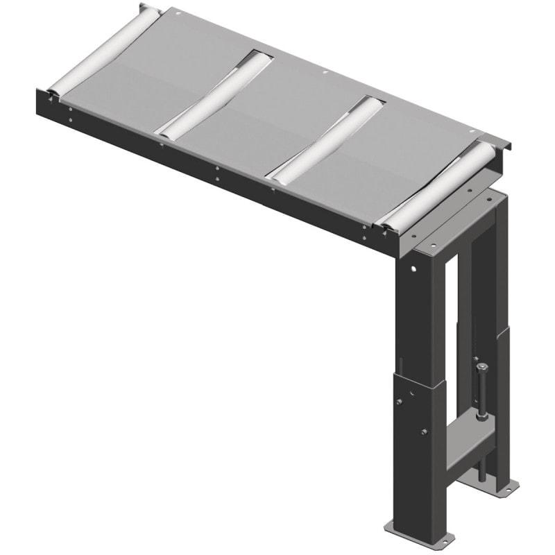 Convoyeur à rouleaux 1000 x 390 - Capacité 200 kg/m - Réf : 3649173_0