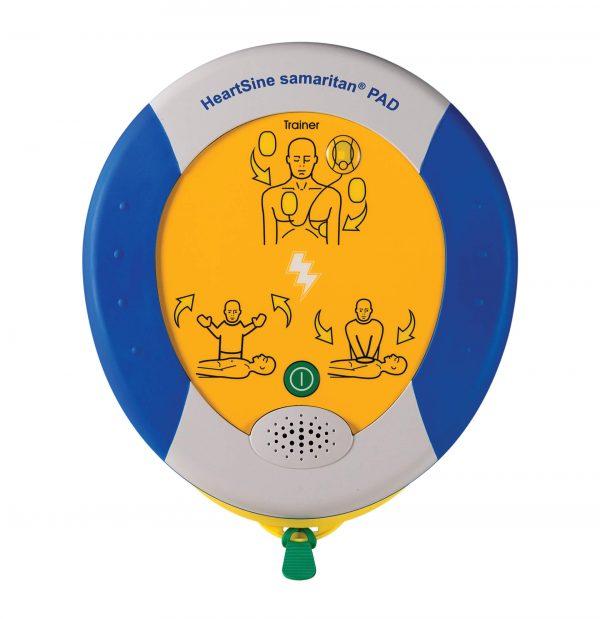 Dae de formation HeartSine Samaritan 360T - Poids 1.67 kg, Dimensions 20 × 18.4 × 4.8 cm, Langues disponibles Anglais, Français, Néerlandais - Marque HeartSine - Type DAE Entièrement automatique - GTIN 5060167123542_0