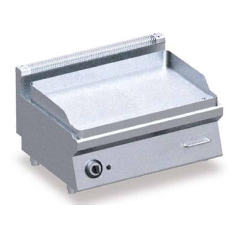 Fry-top electrique plaque lisse/chrome, l 800 x p 600 x h 325 mm_0