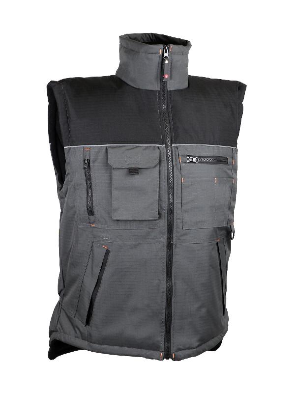 Gilet polyester Ripstop doublure polaire - Tailles : L_0
