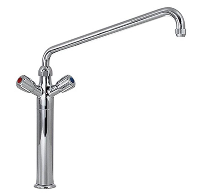 KBS Gastrotechnik KBS Mitigeur avec robinet pivotant 1/2 pouce raccordement d'eau montage monotrou - 20911019_0