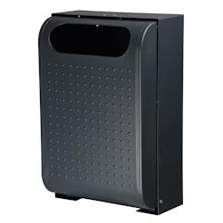 Rossignol - Corbeille 30L murale URBANET - anthracite - noir acier 56220_0