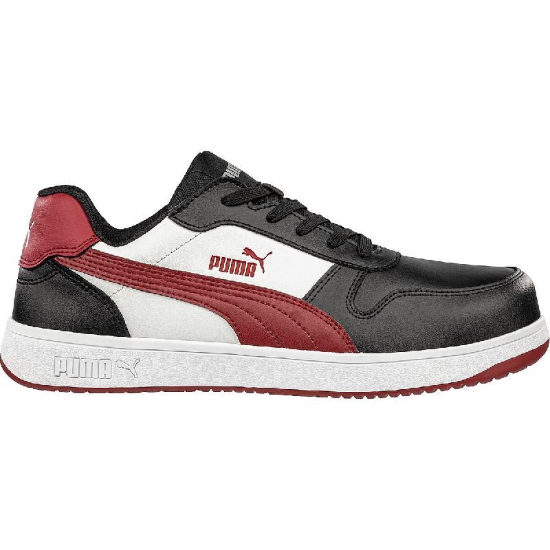 PUMA SAFETY Chaussures de sécurité basses FRONTCOURT LOW S3L ESD - noir/blanc/rouge 40 - 40 multicolore multi-matériau 4051428109697_0