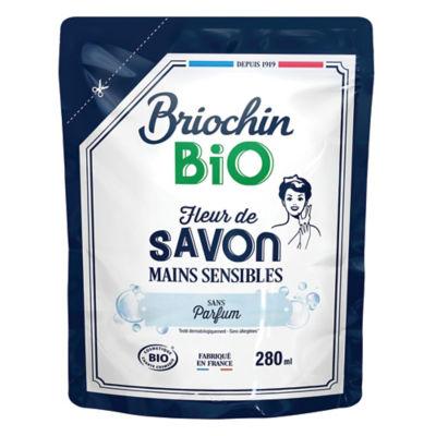 Savon mains liquide Briochin Bio sans parfum, recharge 280 ml_0
