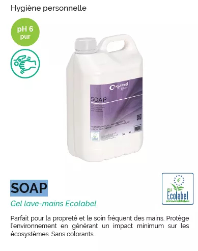SOAP 05 LTS - Savon pour mains 5L - Sans colorants - QUIMXEL Q0070018_0