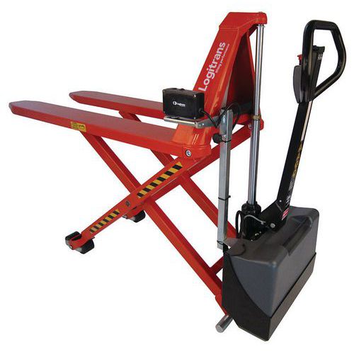 TRANSPALETTE ÉLECT HL - ROUE NYLON - 1500 KG - LOGITRANS