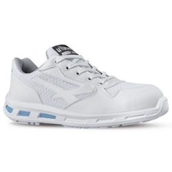 U-Power - Baskets de sécurité basses pour femmes sans métal antidérapantes JUNE - Environnements aseptisé - S1 SRC Blanc Taille 47 - 47 blanc mat_0