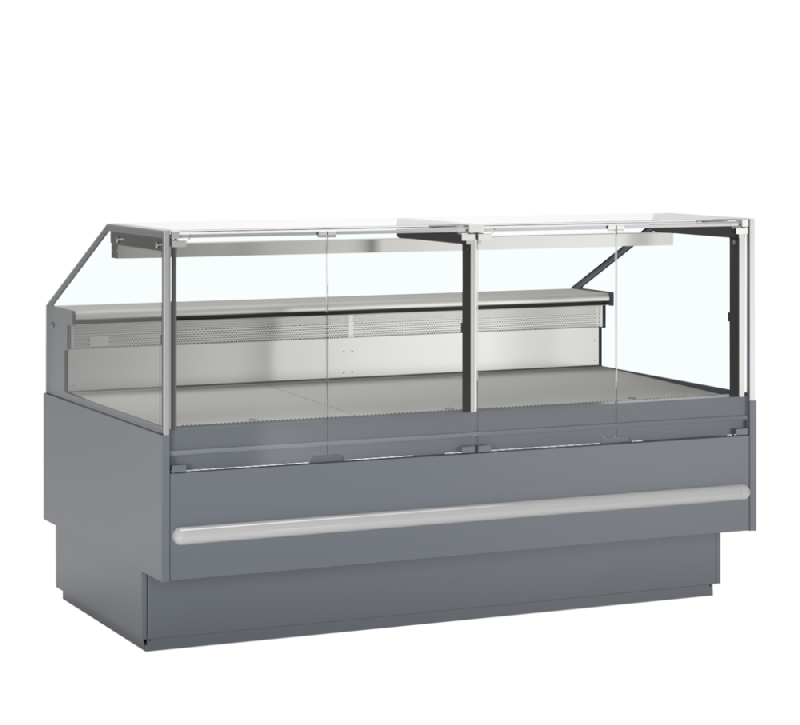 Vitrine réfrigérée SOCB - présentation de plats et fromages - éclairage LED et accessoires personnalisables_0