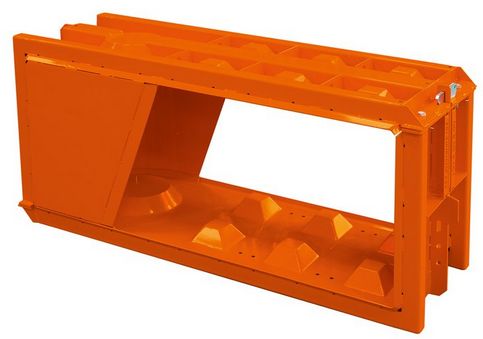 Moule à béton 150.60.60-R - Multiple-incliné -R de Betonblock pour blocs en béton_0
