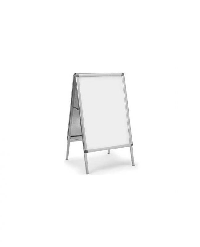 A1 Clip Clap - stop trottoirs - auto-signalétique - profilé 32 mm - affiches A1 - protection anti-reflets_0