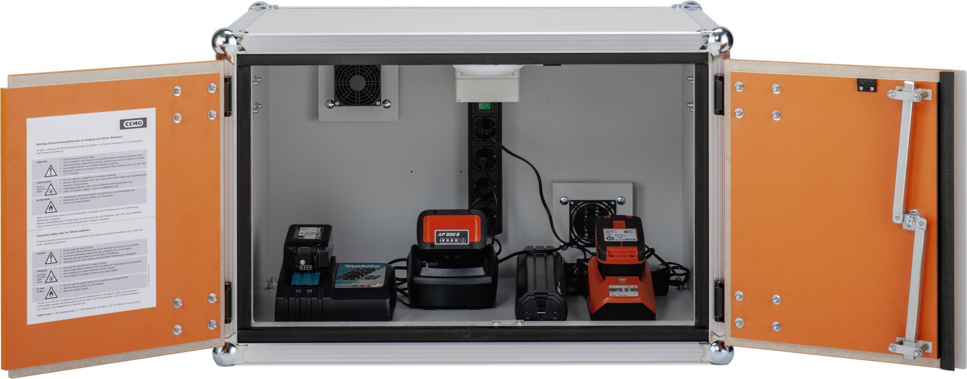 Armoire  anti-feu CEMO 8/5 ECO lockEX® sans pieds - Réf : 11890_1