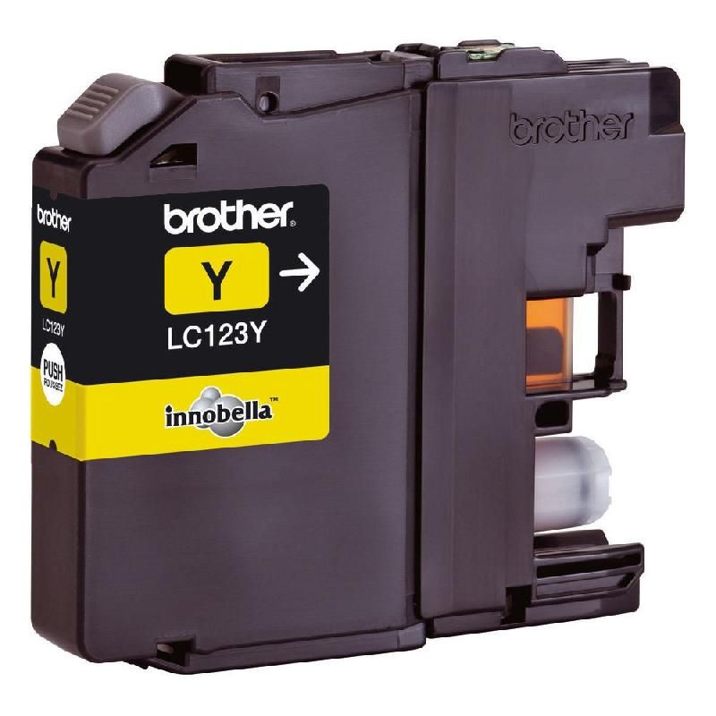 BROTHER CARTOUCHE D'ENCRE LC123 J (LC-123Y) - INNOBELLA™ - COULEUR: JAUNE