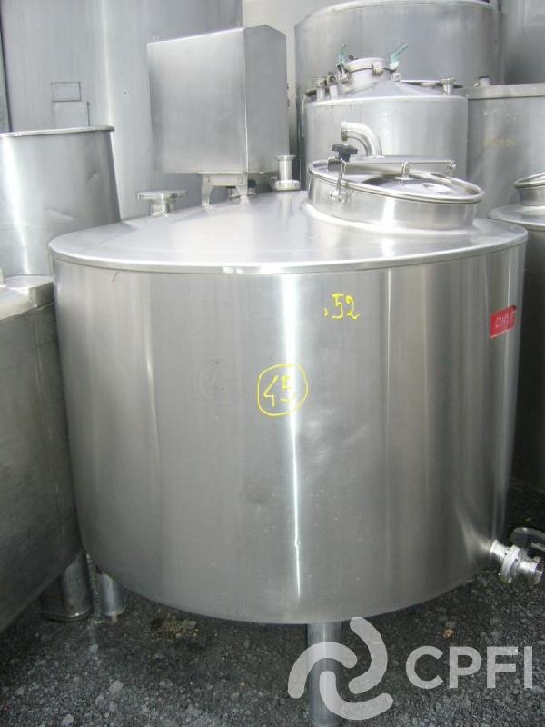 Cuve Serap 600 L - Année 1996 - Numéro de cuve CUV045 - Agitation décalée et tri-pâle_0