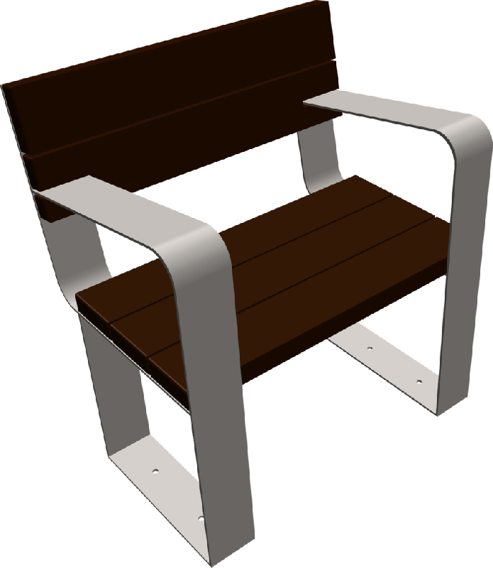 Fauteuil avec accoudoir Air - Espace Renard fabricant et installateur - Réf : AI09_0