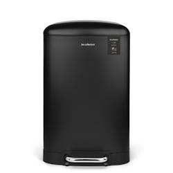 Les Collectors N°505 - Poubelle à pédale 20L, black edition - noir inox N505_0