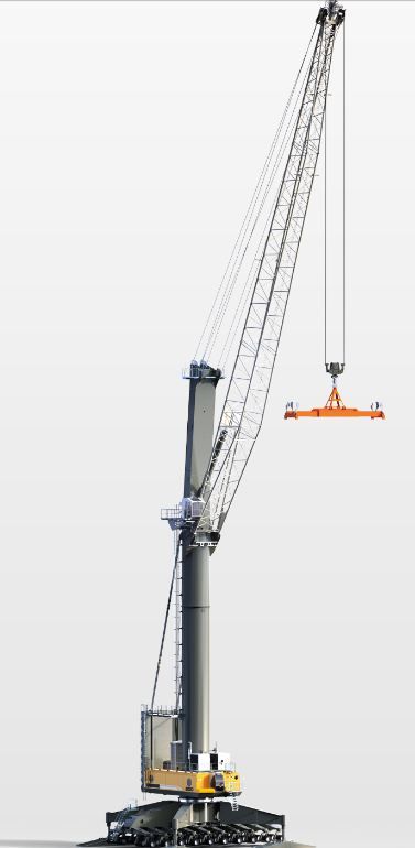 Lhm 800 grue portuaire mobile - liebherr - capacité de levage max 308t_0