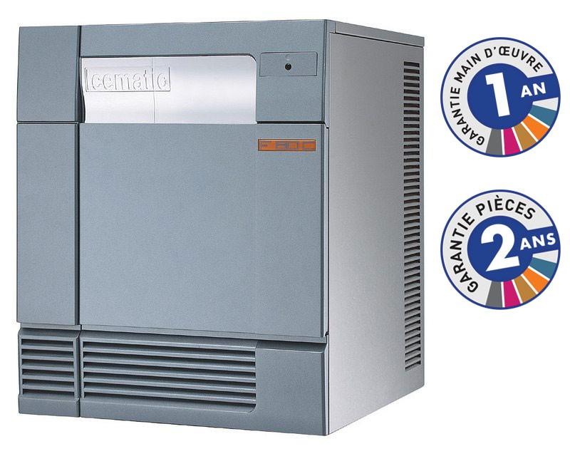 Machine à glaçons paillettes F80C Icematic - production 90 kg/jour - stockage 20 kg - encastrable inox_0
