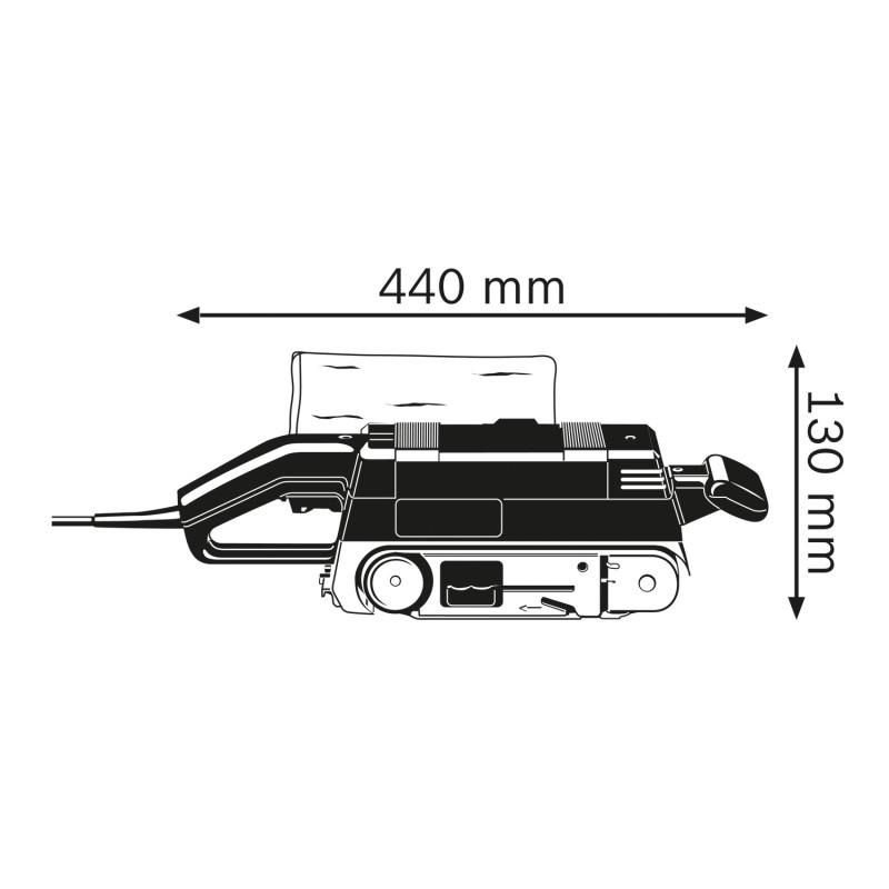 Ponceuse a bande gbs 75 ae coffret standard - BOSCH | 0 601 274 707_0