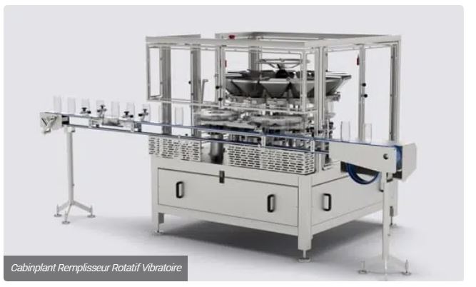 Remplisseuse rotative vibratoire - Cabinplant pour canettes, pots en verre et PET avec 9 à 24 stations_0