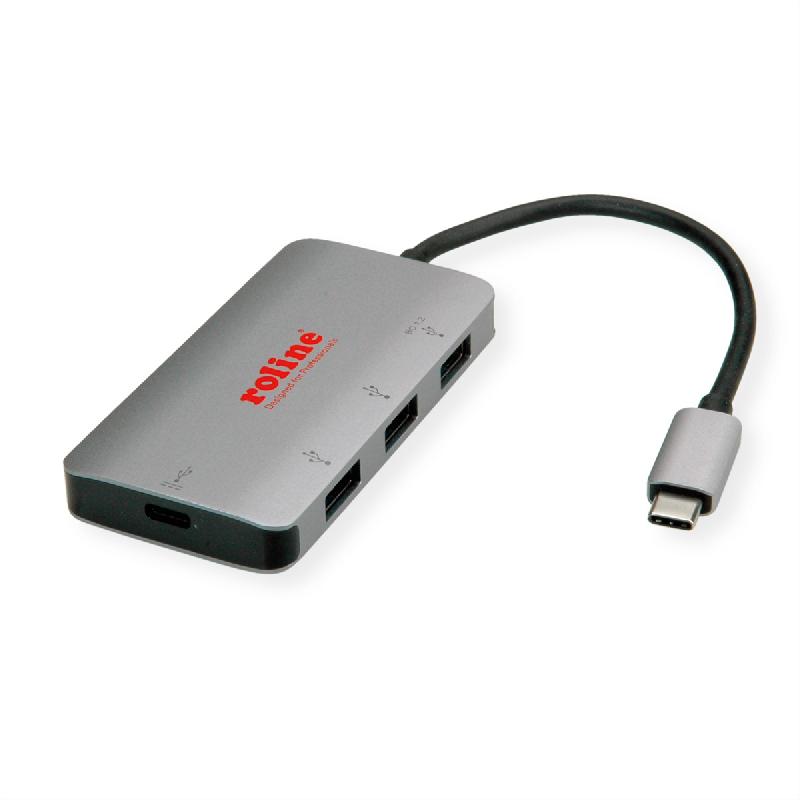 ROLINE Hub USB 3.2 Gen 1, 3 ports, prise type C (PD+Data)_0