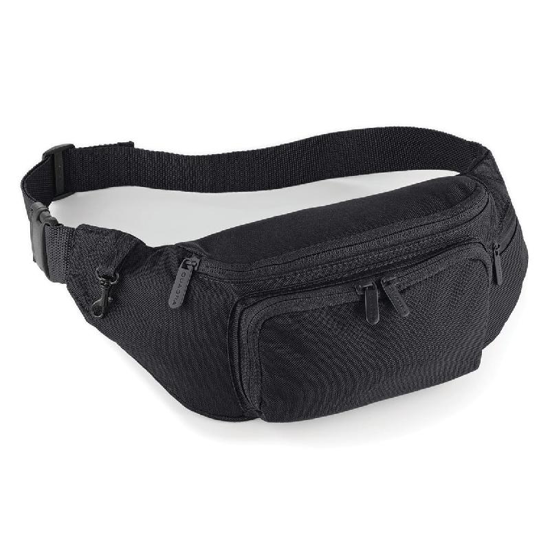 Sac banane Quadra - Réf: QD12 - Polyester 600D, Ceinture ajustable, Multiples poches zippées_0