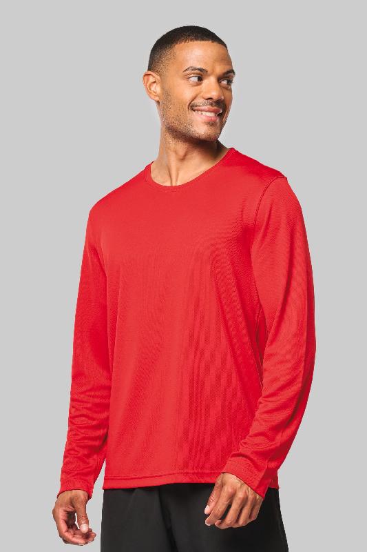 T-shirt de sport manches longues homme - PROACT - 100% polyester à séchage rapide - Réf: PA443_0