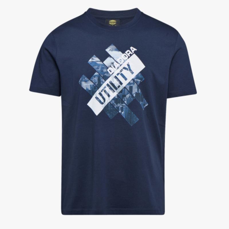 Tshirt graphic organic coloris bleu taille xl_0