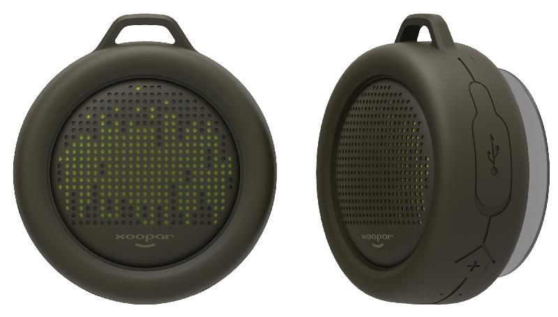 XOOPAR - Enceinte nomade waterproof Splash Pop Speaker noire - IP65 - Bluetooth - Résistante chocs et poussière - 930964_0