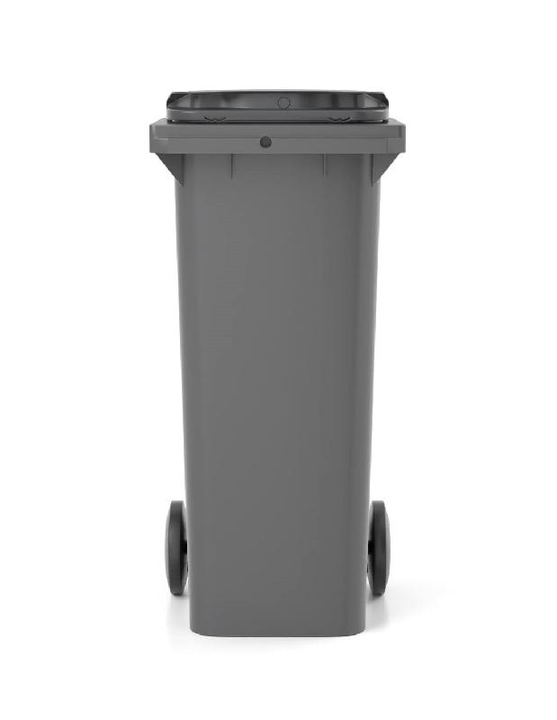Conteneur roulant 140 L en PEHD injecté - 2 roues avec bandage caoutchouc - Disponible en 6 coloris_0