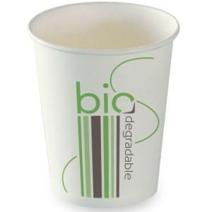 50 GOBELETS CARTON BIODÉGRADABLES COMPOSTABLES 18 CL