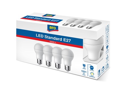 AMPOULE STANDARD LED 14W E27 BLANC CHAUD (VENDU PAR 4)