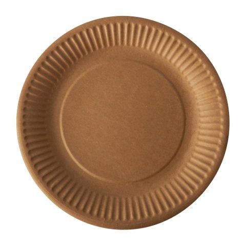 ASSIETTE EN CARTON Ø 19 CM PURE - LOT DE 100