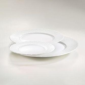 ASSIETTE PLATE BLANCHE 16CM EN PORCELAINE - PILLIVUYT - BASKET