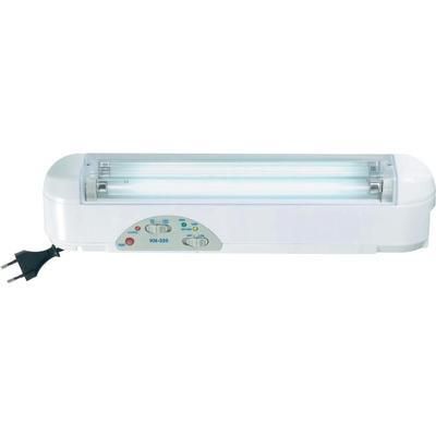 LAMPE DE CAMPING 2 TUBES LUMINEUX IVT 2 RÖHREN STANDLEUCHTE KN-320 À BATTERIE 1.48 KG BLANC-GRIS