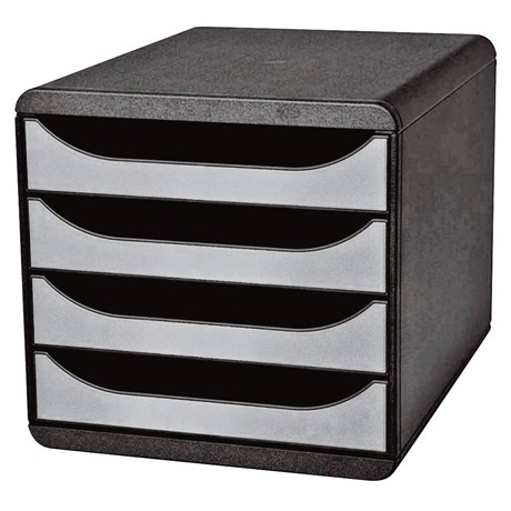 BLOC DE CLASSEMENT BIG BOX NOIR/ARGENT