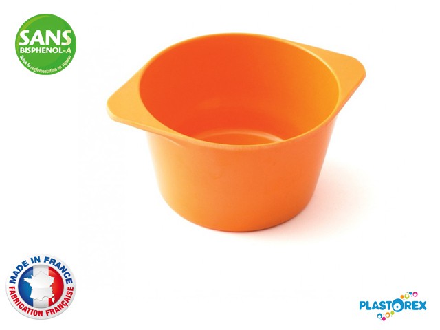BOL A OREILLES 0,45L MELAMINE ORANGE