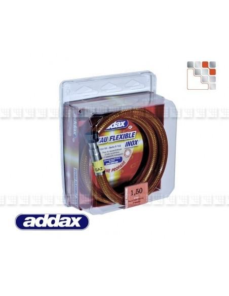 C06-g501 - Flexible inox gaz butane propane - Raccord filetage G 1/2, conforme NF D 36121_0