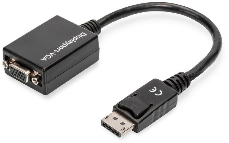 Câble adaptateur DisplayPort ASSMANN DP - HD15, 0,15 m, DP 1.2, noir. - AK-340403-001-S_0