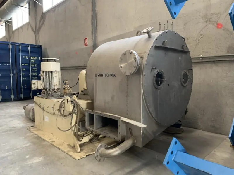 Centrifugeuse à poussoir siebtechnik shs 903970 d'occasion - référence                        :                         c6479_0